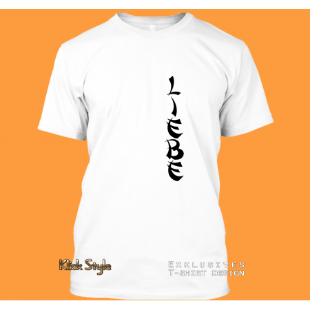 T-Shirt Text Design - T-Shirt Text "Freude" / "Liebe" / "Hoffnung" / "Leben" / "Kraft"