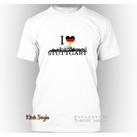 T-Shirt "Ich liebe Stuttgart"