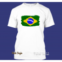 T-Shirt "Splash-Flag Brasilien"