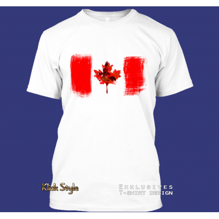 T-Shirt "Splash-Flag Kanada"