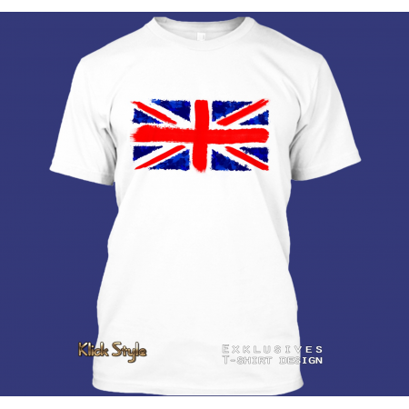 T-Shirt "Splash-Flag UK"