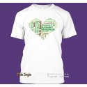 T-Shirt Wordcloud "Herz Hauptstädte Brasilien 2" (größere Buchstab