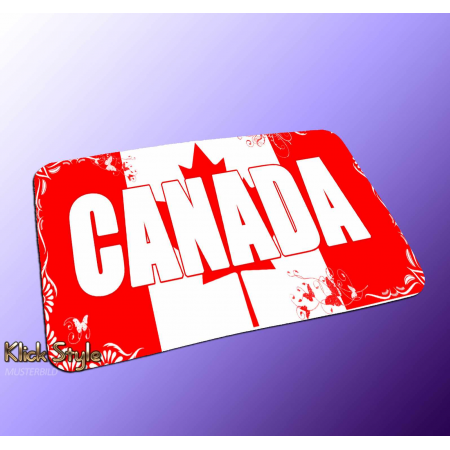 Mousepad Wort auf Flagge "Canada"