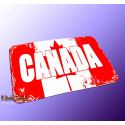 Mousepad Wort auf Flagge "Canada"