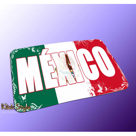 Mousepad Wort auf Flagge "Mexico"