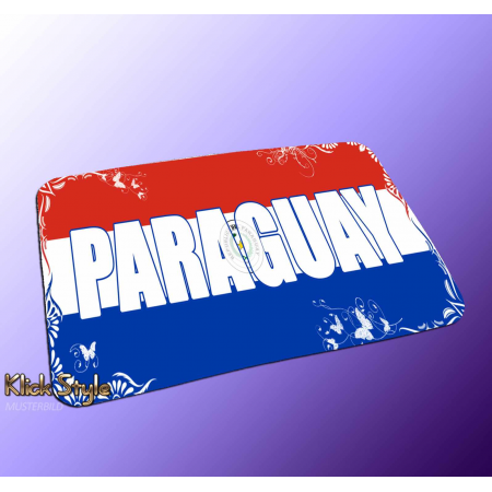 Mousepad Wort auf Flagge "Paraguay"