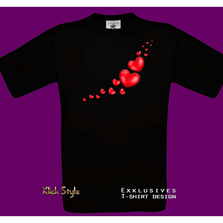 T-Shirt "Fliegende Herzen"